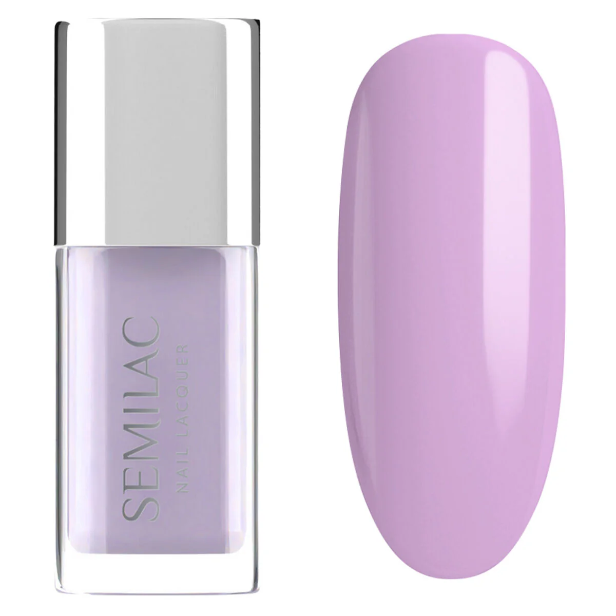 118 Nail Lacquer Classic Pastel Lilac - Semilac Regular Nail Polish
